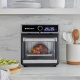 Air Fryer Oven 15-Quart Capacity with Digital Controls Easy-View Door and 16 Cooking Presets, Includes Eight Cooking