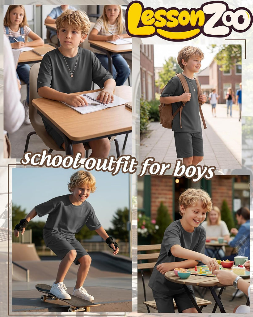 Boy's 2 Piece Outfits Summer Set