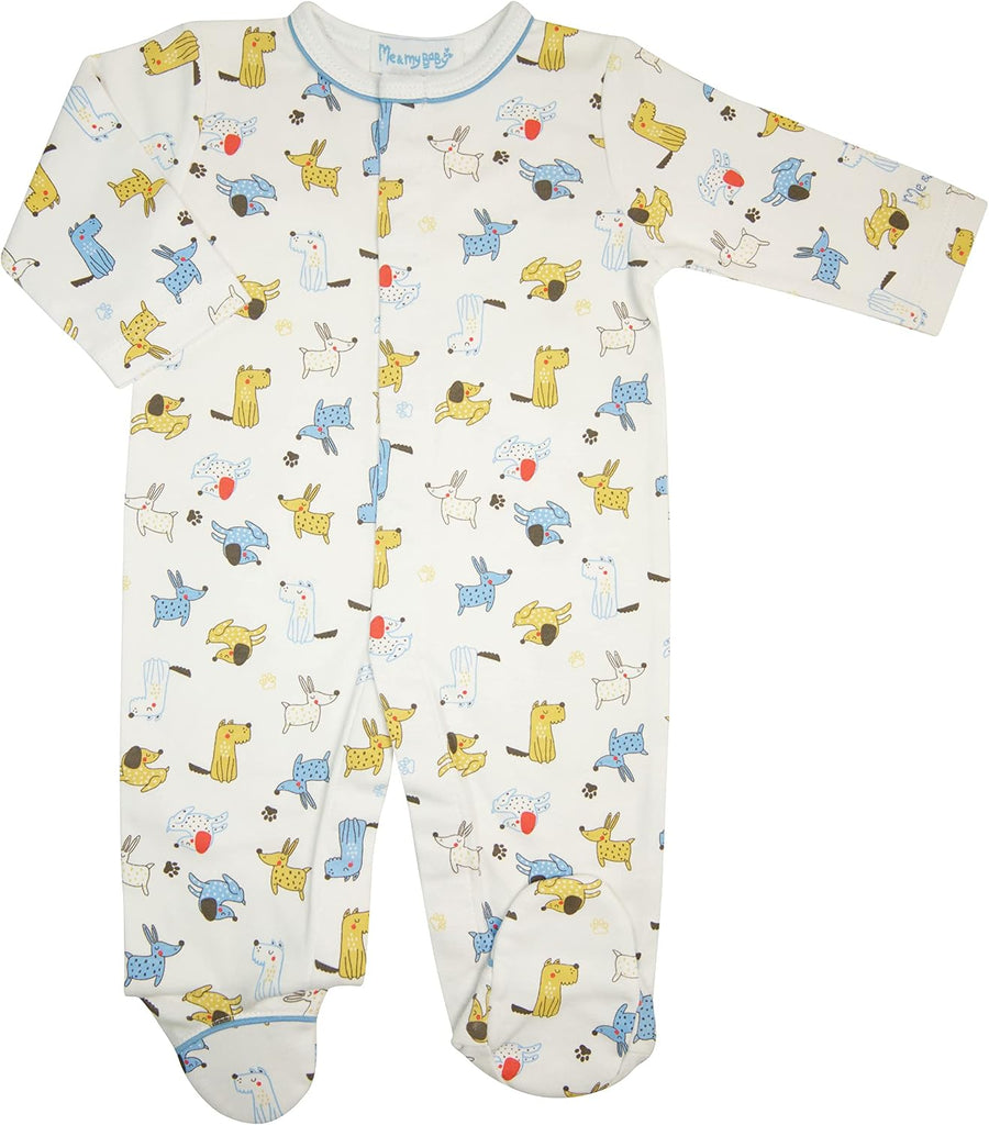 Me & My Baby Piece Baby Boy Set - Doggies Print - Pima Cotton - By Iky Store