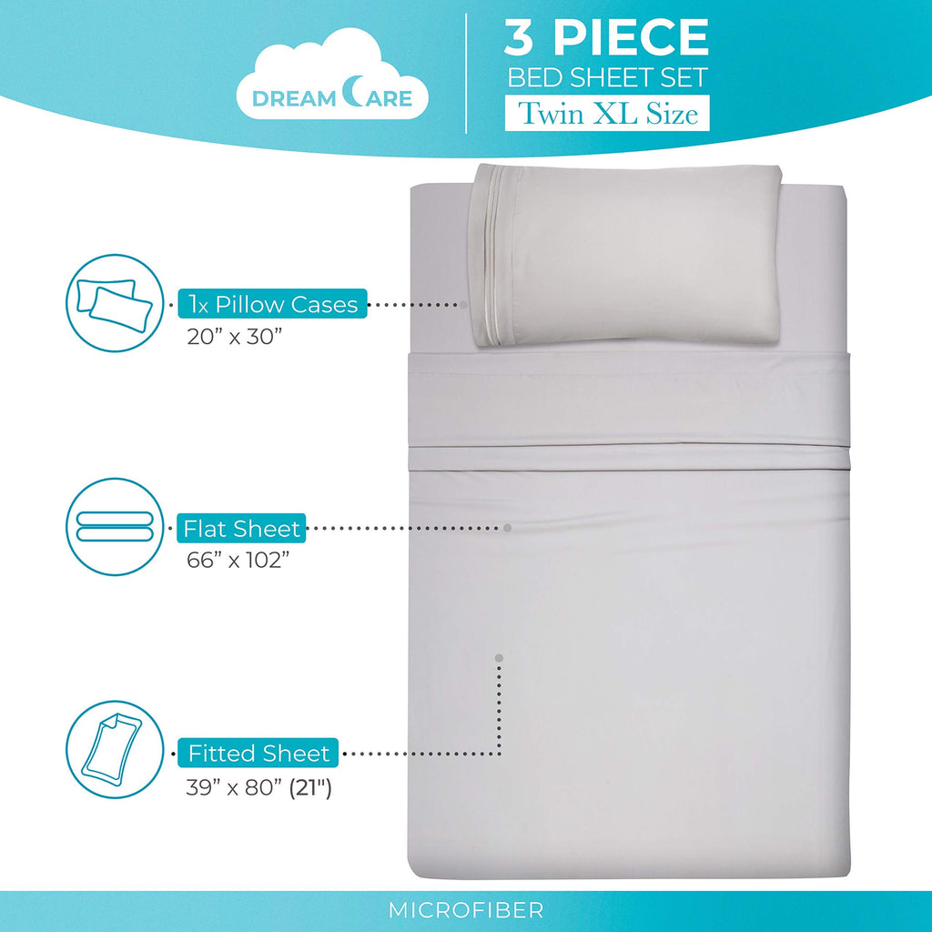 Twin XL Sheets - 3pc Breathable Cooling Sheets Twin XL Sheet Sets