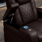 Home Theater Seating Tuscany 2025 3-Seat Power Recliner with Center Console