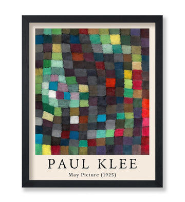 Vintage Paul Klee Poster - Retro May Picture Painting Print - Magic Square Art - Gift for Him, Her, Men, Women