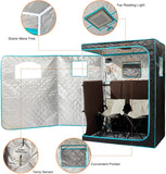 Full Size Infrared Sauna for Home, 2 Person Large Space Personal Home Sauna for Relaxation & Detox