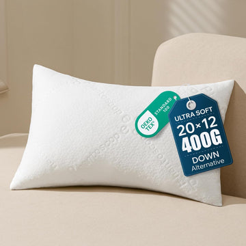 12x20 Throw Pillow Inserts, Ultra-Soft Air Layer Pillow 1 Pack