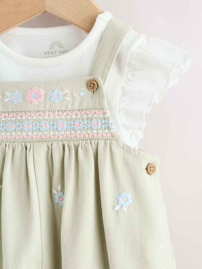 Baby Dungarees and Bodysuits Set 2 Piece