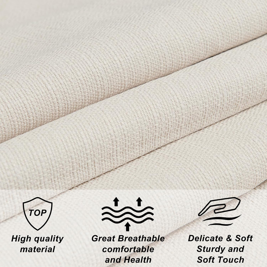 Linen Upholstered Headboard Queen/Full Bed Tufted Button Headboard, Featuring High-Density Sponge Padding, Luxury
