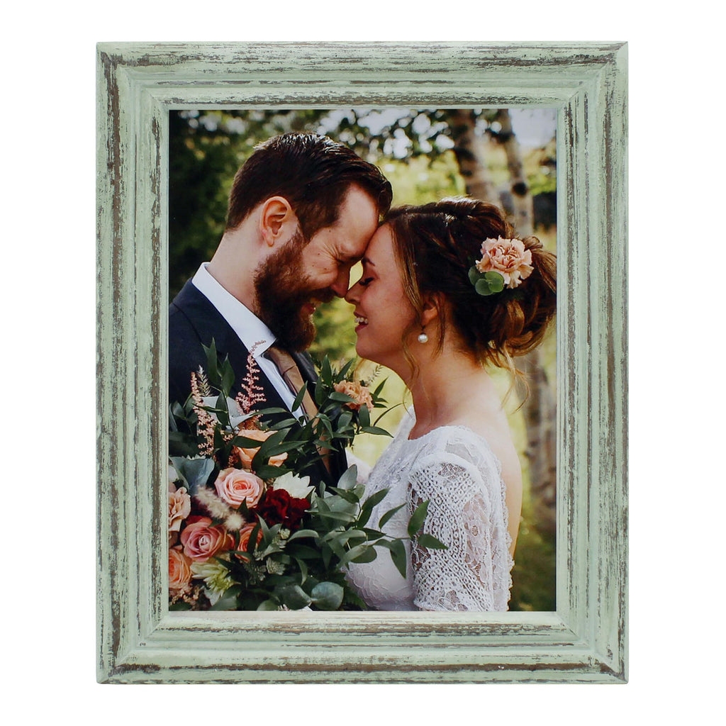 8x6 Picture Frame Made of Solid Wood High Definition Glass Rustic Antique Designs Small Photo Frame for Tabletop