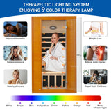 Infrared Sauna for Home, Near Zero EMF Home Saunas for up to 2 Person