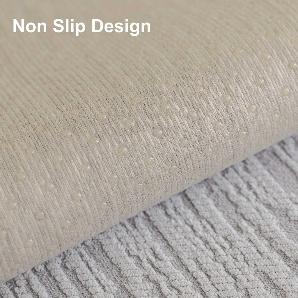 Soft Waterproof Chenille Cover Washable, Non Slip Sectional Sofa Covers for 3 Cushion Couch Sofa L Sharped Sofa