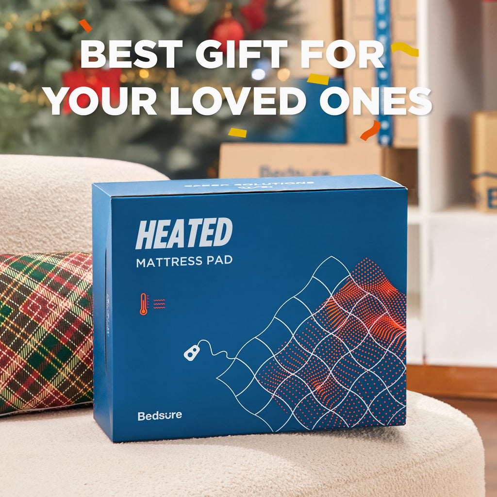 Heated Mattress Pad Queen, Cozy Bed Warmer with Preheat & Memory