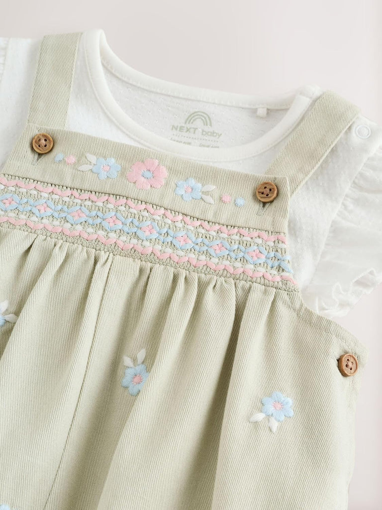 Baby Dungarees and Bodysuits Set 2 Piece