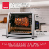 6000 Platinum Series Rotisserie Oven, Digital Display, 12-Pound Capacity, Auto Shutoff, Includes Rotisserie Spit