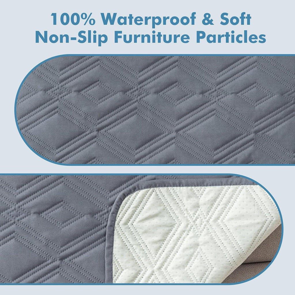 Non Slip Waterproof Recliner Cover Washable Sofa Protector for Pets 1 Piece