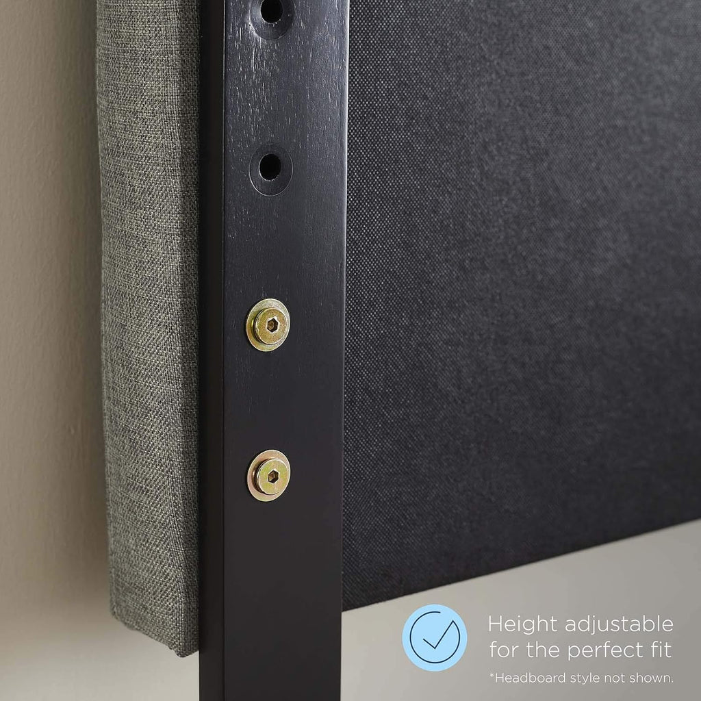 King Wood Headboard, Black