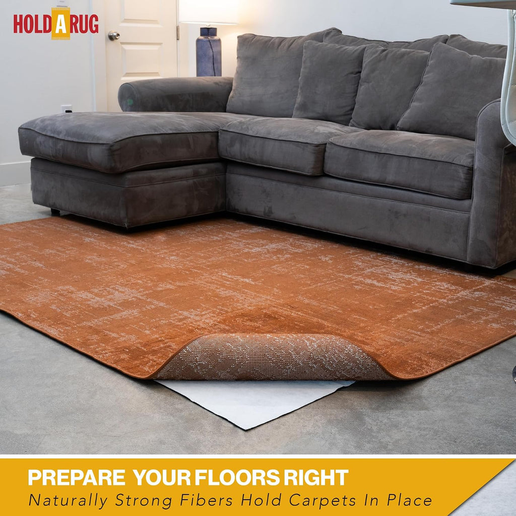 8' x 10' - Non-Slip Rug Pad, Non Skid Pads for Hardwood, Vinyl, Tile, Laminate Floors, Keep Area Rugs