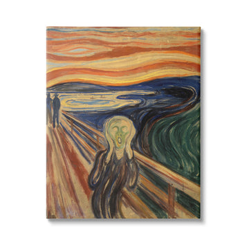 The Scream Classical Painting, 16 x 20 Inch Canvas Wall Art