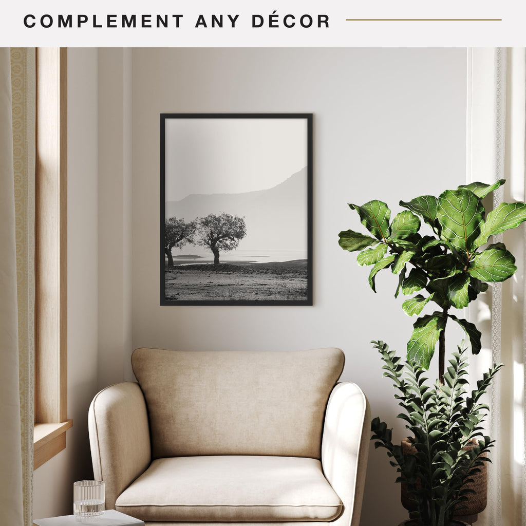 Everline Collection 16x20 Poster Frame Black, Vertical & Horizontal Wall Hanging Large Picture Frame for Photos