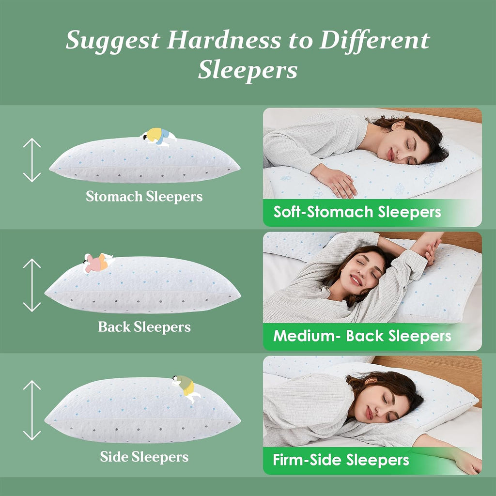 Cooling Body Pillow Shredded Memory Foam with Pillowcase for Adult | Adjustable Foam Pregnancy Long Full Bed Body