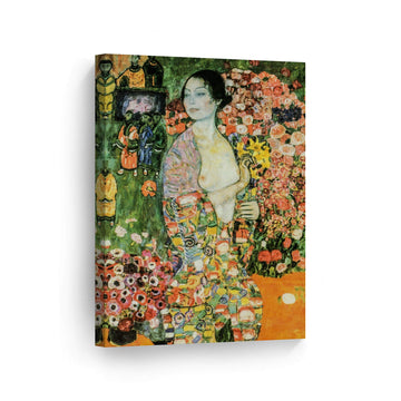 The Dancer by Gustav Klimt Canvas Wall Art Print Famous Art Painting Reproduction Fine Art Oil Paintings Modern Art
