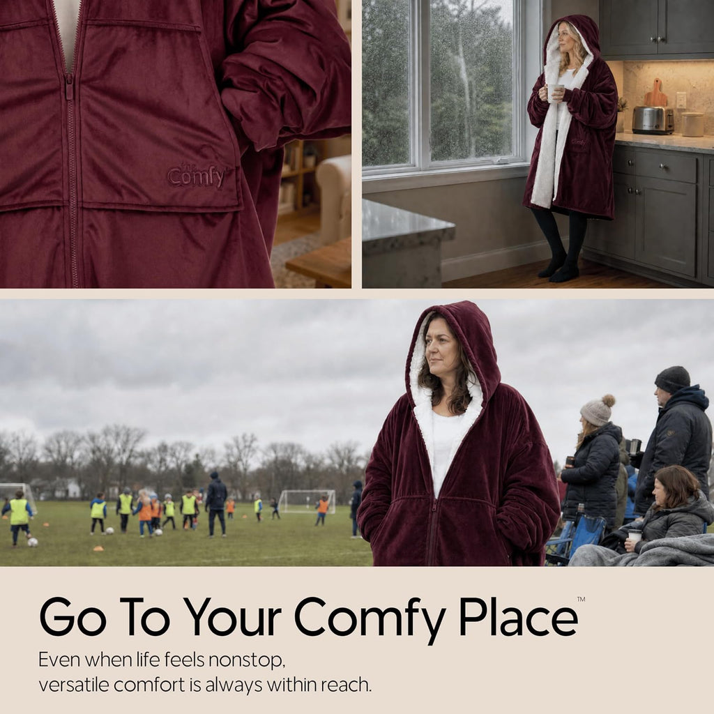 Original Full Zip | Shark Tank | Sherpa Wearable Blanket Hoodie