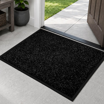 Super Absorbent Front Door Mat, 32" x 20", Non-Slip Washable Indoor Doormats, Low Profile Entryway Rug Outdoor, Dirt