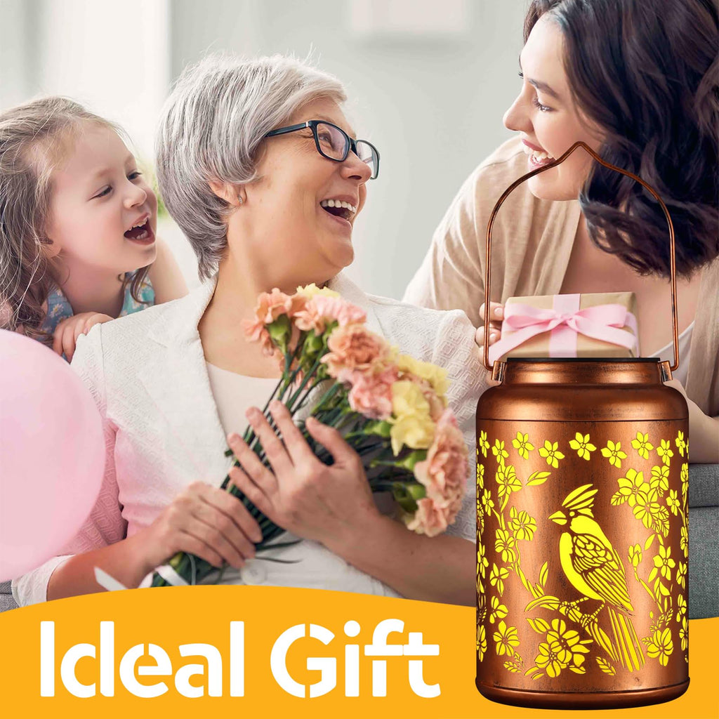 Bird Solar Lantern Outdoor Waterproof Garden Decor Gifts for Women