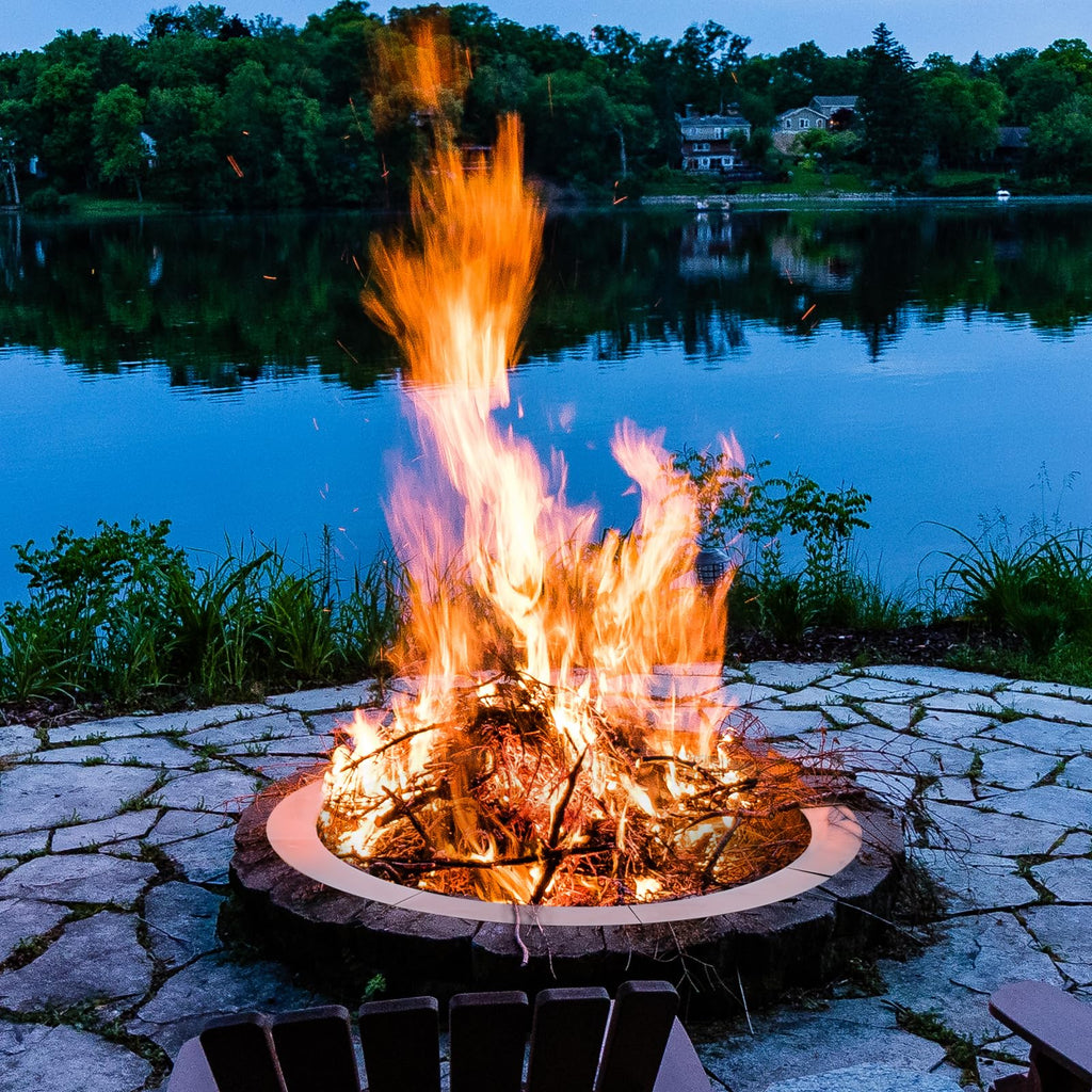 42 inch Outdoor Fire Pit Liner, Big Round Heavy Duty Fire Pits
