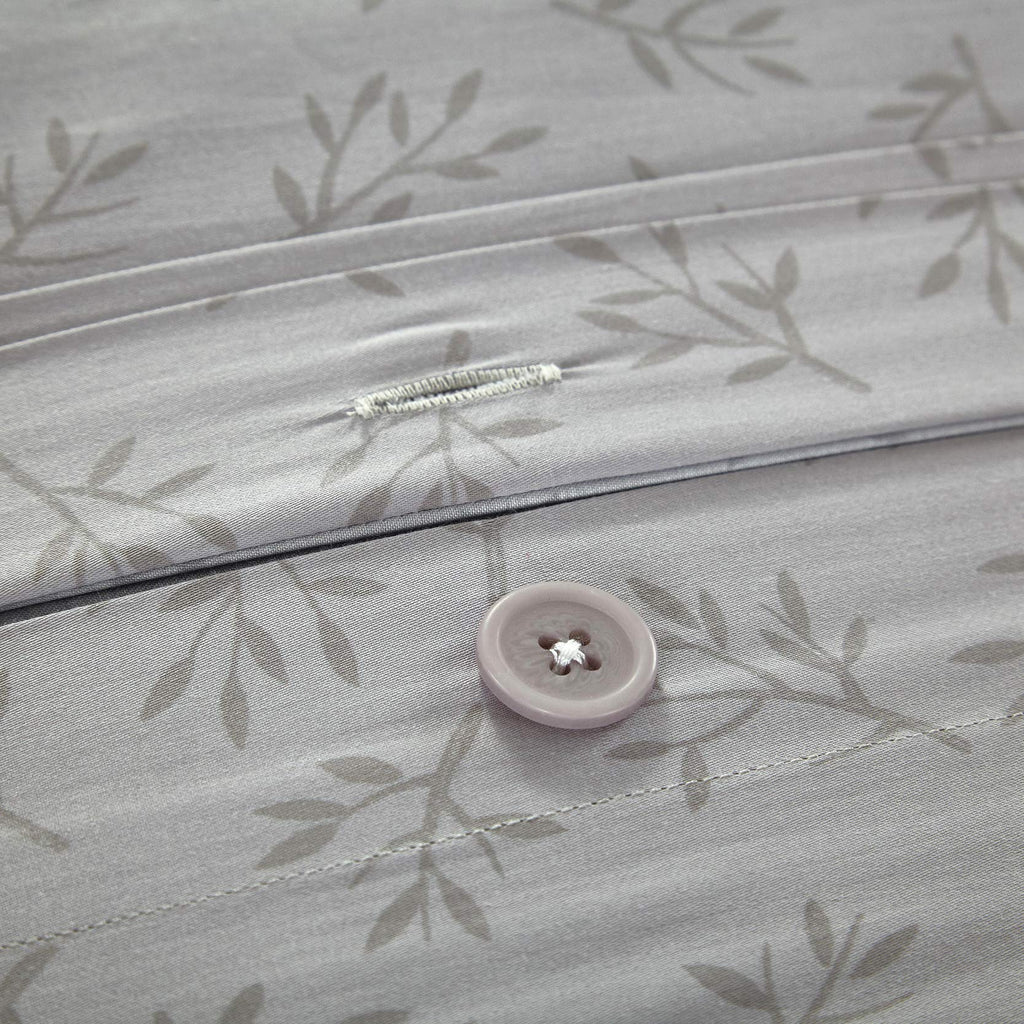 Casabolaj Kendall 3 Pieces Do Not Include Filling Dusty Lilac Vintage Retro Printed Duvet Cover Set 100% Egyptian
