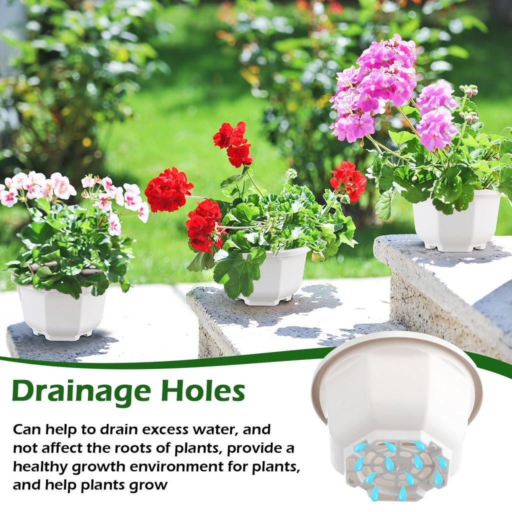 24 Pcs Hanging Planter Pot with Hook, Ceramic White, 5 Inch