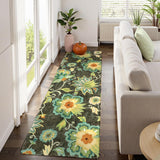 Floral Kitchen Runner Rug- 2x8 Runners
