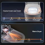 Casta Diva Smart Toilet, Wider Bidet with Heated Seat, Auto Open/Close, Warm Water, Foot Sensor Auto Flushing