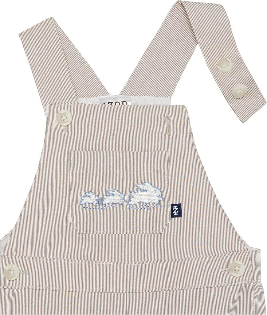 Baby Boys' piece Shortall, Button-down Shirt, and Bow Tie Set