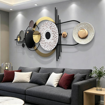 Large Modern 3D Wall Art Metal Sculpture