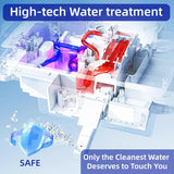 Smart One-Piece Toilet with Built-In Tank and Bidet, Powerful Flush, Foam System, Foot Sensor, Warm Air Dryer, Auto Flush, ADA Comfort Height, Blackout Flush, Heated Seat