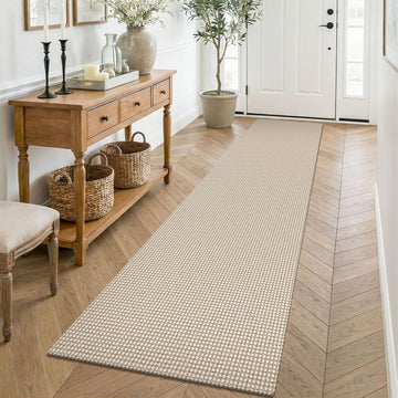 Runners for Hallways 2x8 ft Washable Kitchen Runner Non Slip Rubber Backed Hall Runners Cotton Entry