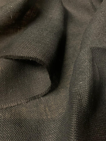 48 Inch Black Colored Burlap by The Yard