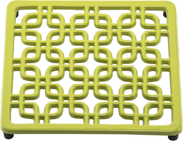 Square Deco Trivet, Oasis Green