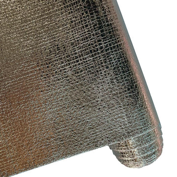 Light Tan Soft Metallic Embossed Textured Faux Leather, 12"×54" Thin PU Vinyl Leather Fabric for Fashion Crafts