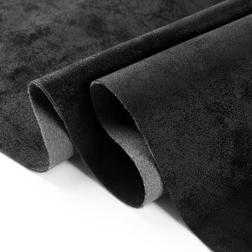 Frosted Faux Leather Fabric, Matte Suede-Like Hard Texture PU Leather Sheet, Waterproof & Wear-Resistant for