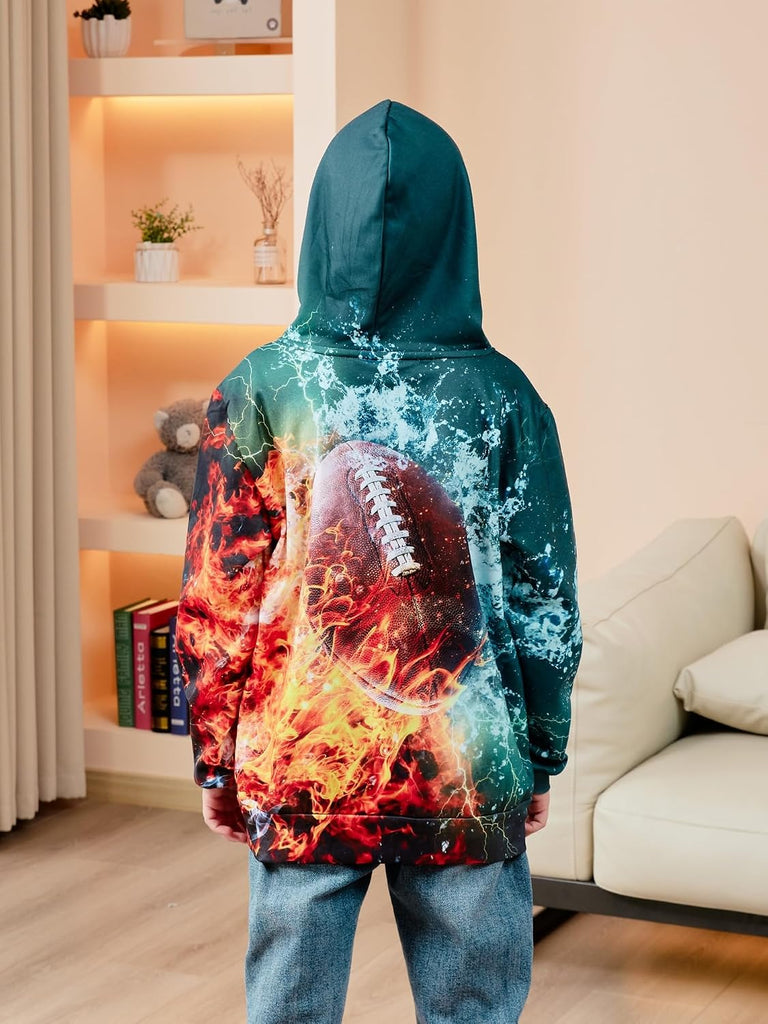 Boys Girls Hoodies Kids 3D Graphic Hooded Sweatshirts