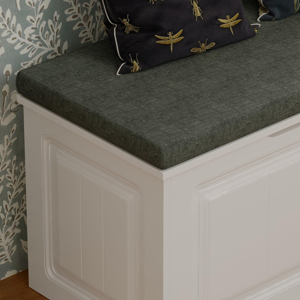 L Shape Storage Bench, Kitchen Breakfast Nook Bench, Backless Corner Bench Nook with Storage, Shoe Benches with