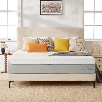 12 Inch Queen Foam Mattress Cooling Gel Memory for Pressure Relief & Deep Sleep, Medium Firm with Motion Isolation