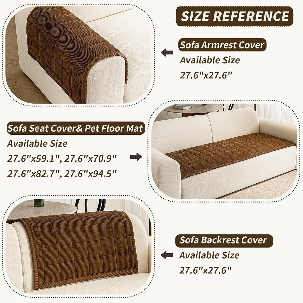 Couch Covers for Dogs, Non Slip Washable Pet Couch Covers for Sofa