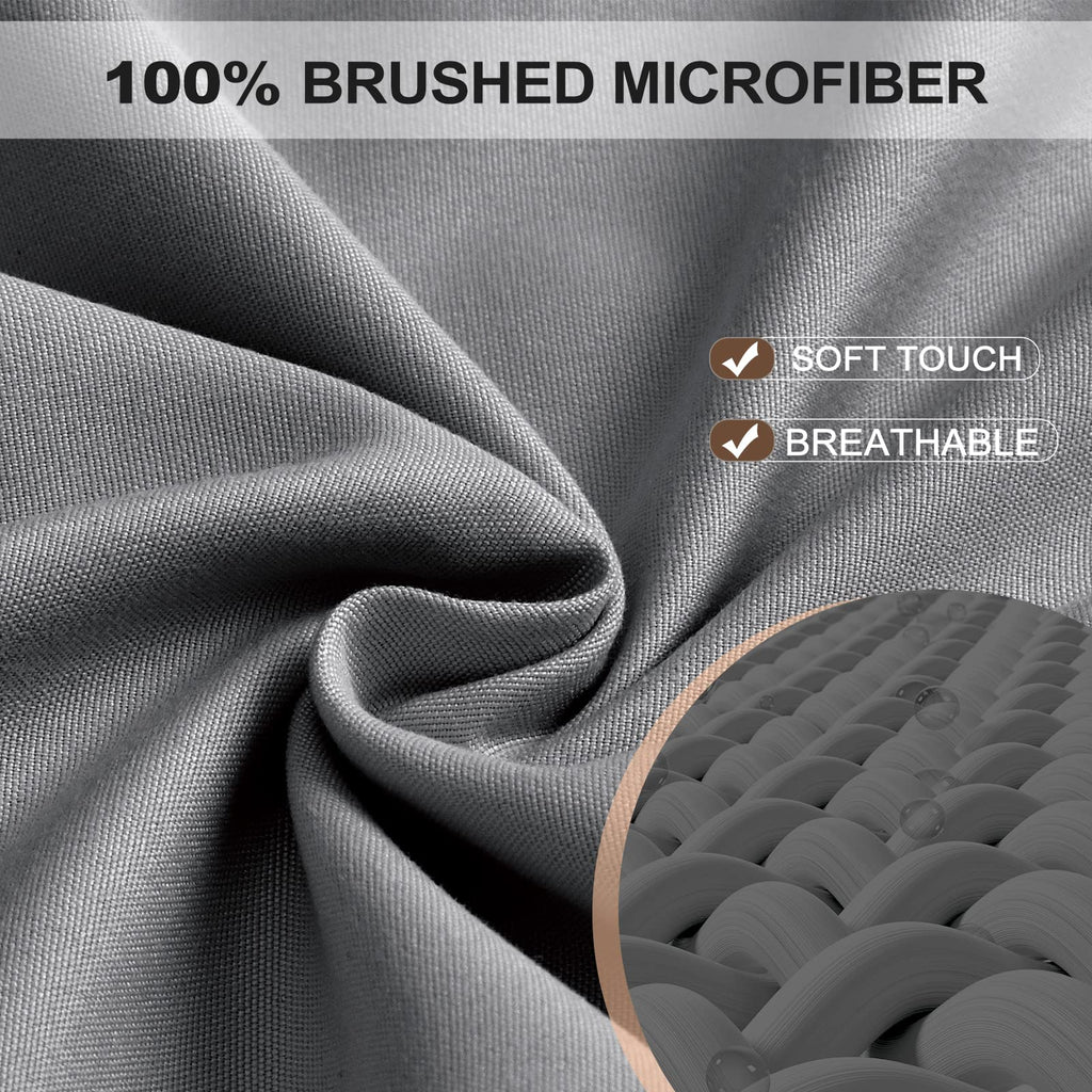 Full Fitted Sheet Only 2 Pack - Hotel Quality Fitted Sheet Full Size - Ultra Soft & Breathable - Brushed Microfiber