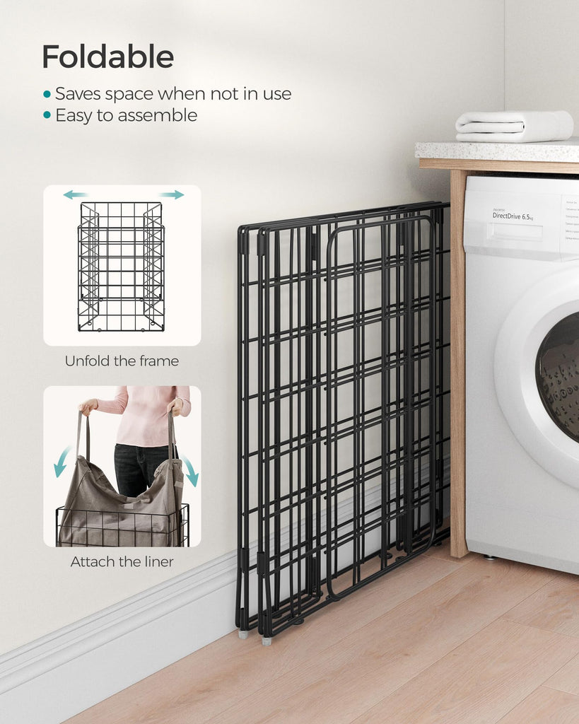 Laundry Hamper, Collapsible, 23.8 Gal. (90L)