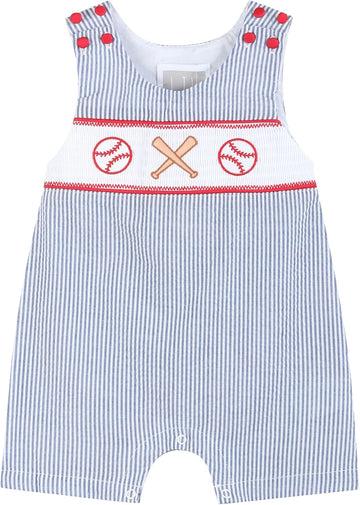 Baby Boys and Toddler Smocked Shortalls