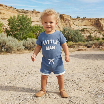 Newborn 0 3 6 9 Baby Boy Summer Clothes Tractor Romper Short Sets Waffle Knit 2 Piece Infant Outfits