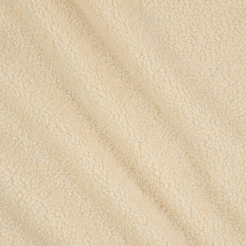 Sherpa Fur Cream, Fabric by the Yard