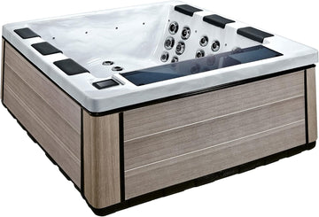 6 Person Luxury Outdoor Portable Spa - 44 Jets - Above Ground Hot Tub