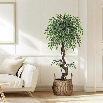4ft Artificial Ficus Tree Decor Indoor